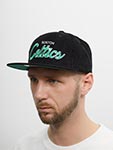 Бейсболка MITCHELL NESS арт. HHSS4797-BCEYYPPPBLCK Boston Celtics NBA (черный)
